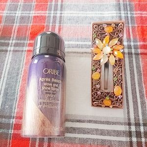Hair clip +oribe hair spray